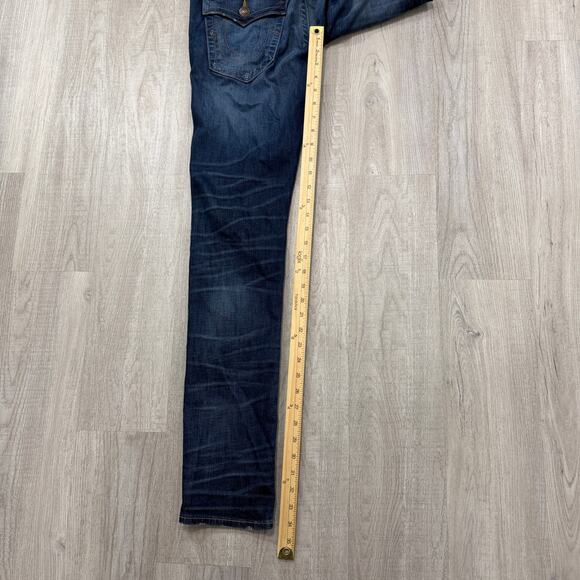 True Religion Geno Relaxed Slim Jeans Men's 28 (Fits 28x34) Blue Dark Wash - Picture 15 of 16